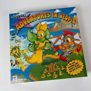 Neopets Adventures In Neopia 2003 Hasbro Milton Bradley  Board Game 99% Complete